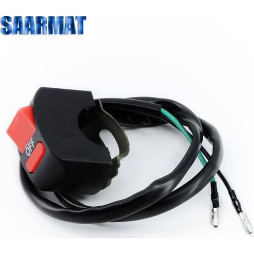 Motorbike universal motorcycle switch handlebar switch button ON-OFF For 12v U5 Headlight LED Light Spotlight Accessories