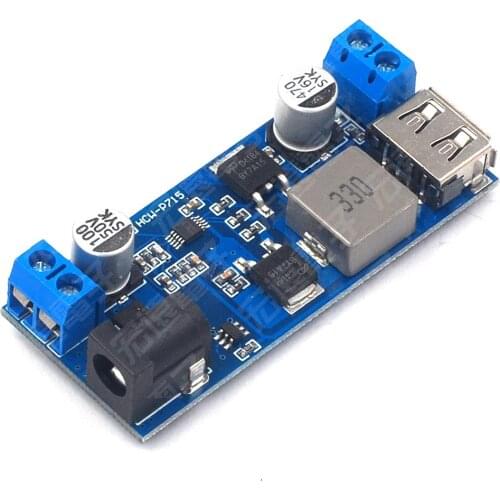 XH-M249 DC 5V6A buck module 12V24V to 5V power supply USB charging 5A high power 30W