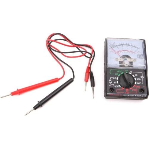 DC/AC 1000V Voltmeter 250mA Ammeter 1K Resistance Meter Analog Multimeter Tool Dropship