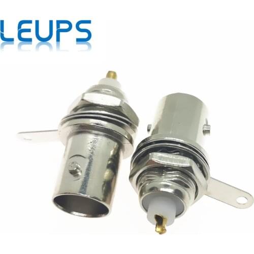 100PCS BNC Female Nut Bulkhead Handle Deck Mount Solder Cup RF Cconnector