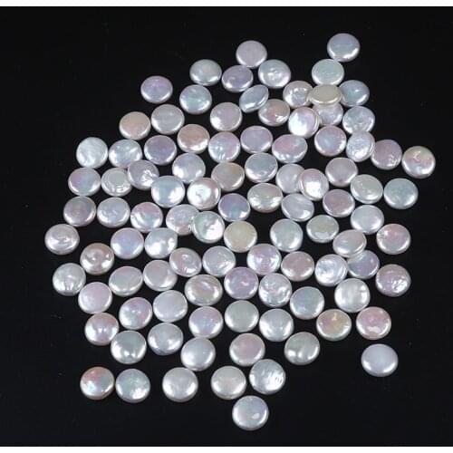 11-12 mm coin in the shape of baroque loose freshwater pearls for jewellery making