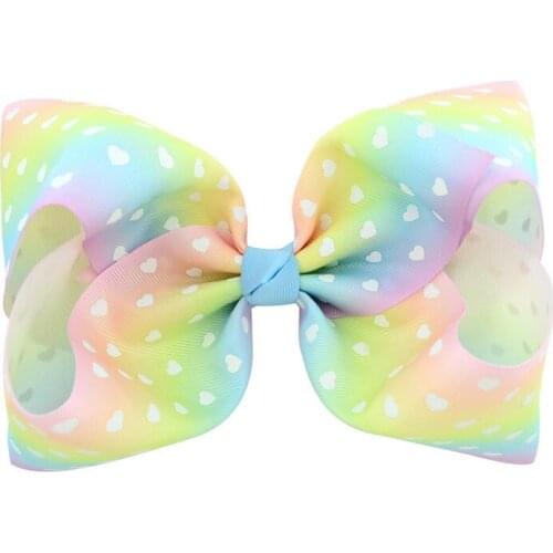 Kimmy 20pcs Free shipping Girls Boutique Grosgrain Ribbon Hair Bows Big Alligator Clips for Teens Kids