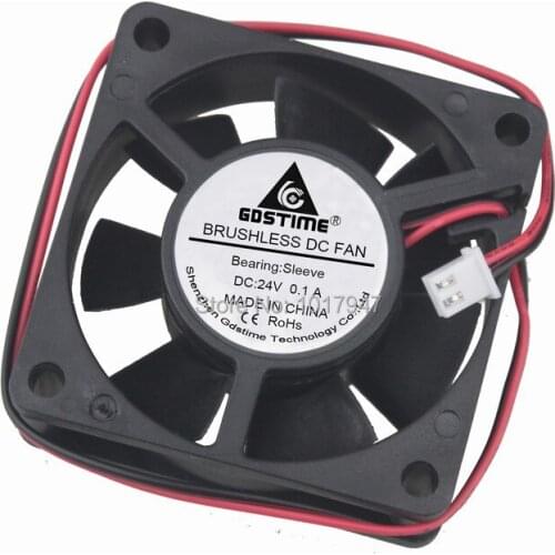 200Pieces LOT Gdstime DC 24V 2Pin 6020 60x60x20mm 60mm PC Case Cooling Fan