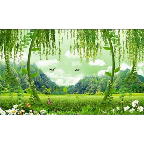 Customize 3D wallpaper mural Field scenery photo wallpaper 3D TV background wallpaper for walls