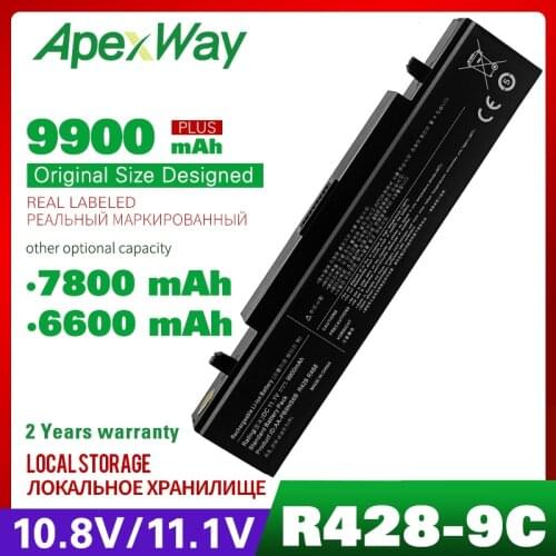 Apexway 10.8V Laptop Battery For Samsung np350e5c np355v5c np300e5c np300v5a np300e5a np300e7a np550p5c AA-PB9NS6B AA-PB9NC6B