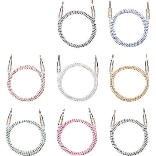 Colorful Jack 3.5mm Audio Cable Candy Car AUX Cable Headphone Extension Code for Phone Car Headset Speaker 50pcs/lot