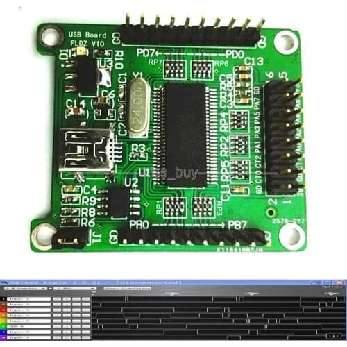 CY7C68013A USB 2.0 Development board logic analyzer ADF4350 /1 AD9958/ 59 control panel SALEAE8 AD435X