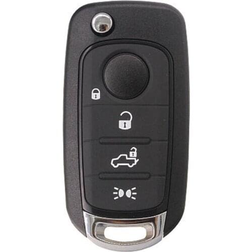 DAKATU 3/4 Button Folding Flip Remote Key Shell Case Car Key Housing for Fiat Egea Tipo 500X New Model Keys Uncut blade