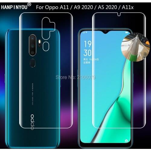 For Oppo A11 A9 2020 A5 2020 A11x Clear TPU / Matte Anti-Fingerprints Hydrogel Full Cover Soft Screen Protector Film (Not Glass)