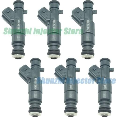 6pcs Fuel Injector Nozzle For Chevrolet Sail 1.6 Roewe 550 CHEVROLET CORSA Estate 1.0 OEM:0280156138 25319301 ICD00111