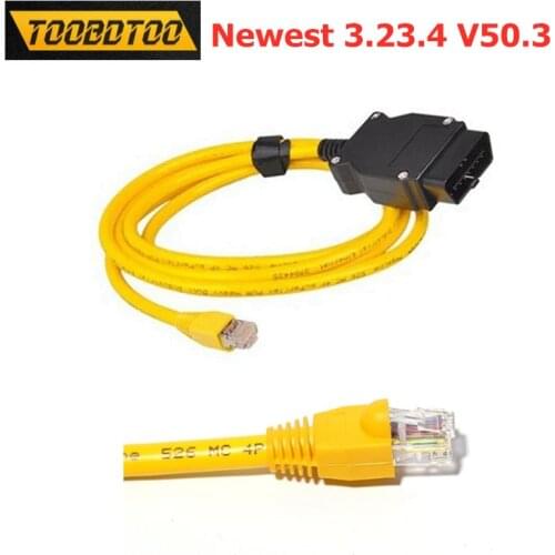 ENET Data Cable ESYS 3.23.4 V50.3 For BMW to OBD2 Interface For BMW F-series ESYS ICOM Coding ENET Diagnostic Cable