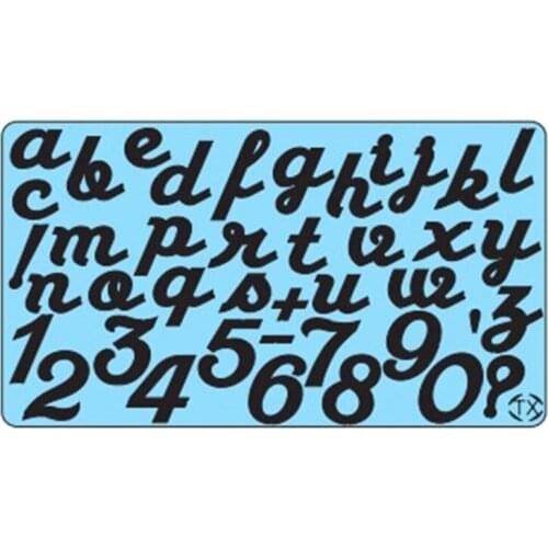 Set of 1 Acrylic Material Cake Mold Letter Mold and Number Chocolate Jelly Mould Tray DIY Letters Pattern Mould Baking