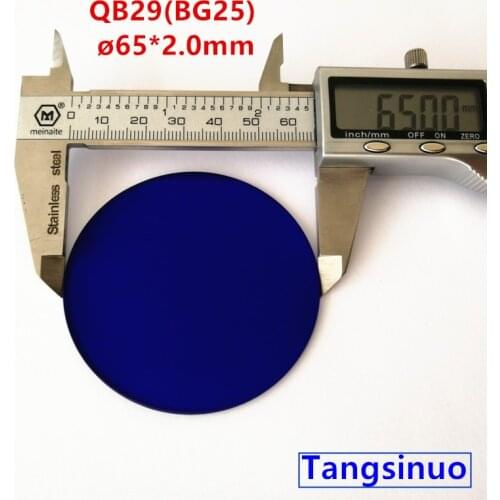 Multiple sizes 390nm bandpass Filter Blue Glass QB29 BG25