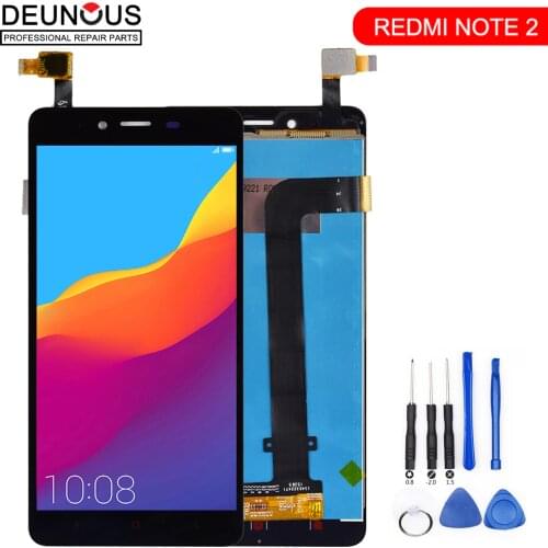 New 5.5" Original Display For XIAOMI Redmi Note 2 LCD Touch Screen with Frame Replacement For Xiaomi Redmi Note 2 LCD Display