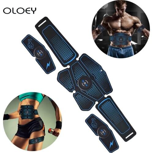 2020 USB Chargeable Wireless Muscle Stimulator Smart Fitness Abdominal Hip Trainer Electrostimulation Muscle Sculpting EMS ABS