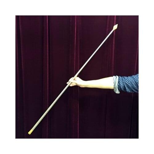Professional Appearing Lance - Metal (Silvery,1.6m long) Magic Tricks Magician Stage Gimmick Props Fun Silk to Magica Wand