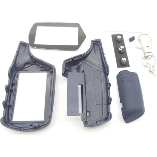 Russian version A61 case keychain for Starline A61 A91 B9 B6 Case keychain LCD two way car alarm system remote control