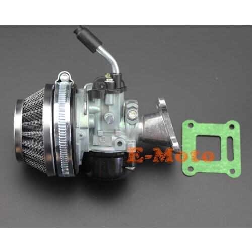 Racing Carb Carburetor Carburettor Air Filter Intake Pipe 2 Stroke Motorized Bicycle 49 50 66 70 80cc free shipping