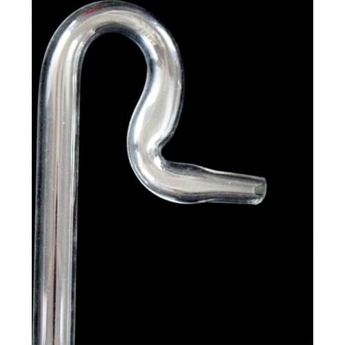 Aquarium Tank Outlet Water Jet Outflow Lily Pipe Filter Accessories 10mm 13mm 17mm Transparent Glass Hang On Design