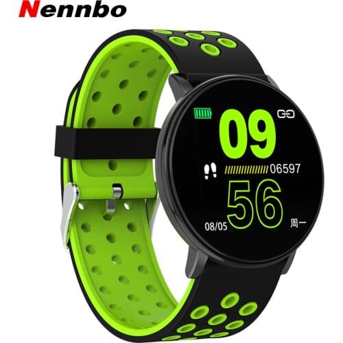 Nennbo W8 Smart Watch 1.3'' Full Touch Remote Camera Fitness Heart Rate Blood Pressure Sleep Monitor Sport Bracelet IP68 Fitness