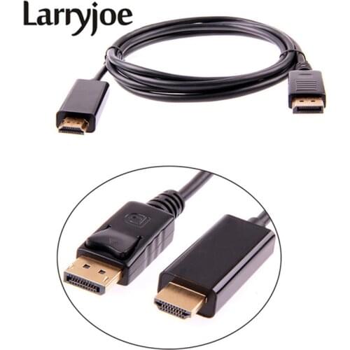 1.8M / 6FT 3M 10FT DisplayPort Display Port DP Male to HDMI-compatible Male M/M Cable Adapter for MacBook Air Dell Monitor
