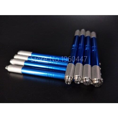 30pcs Eyebrow Microblading Pen Permanent Makeup Eyebrows Lips Embroidery Machine Manual Tattoo Needles Double Head