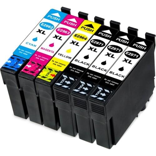3BK+1C+1M+1Y Compatible Ink Cartridge For EPSON T2971 T2962 T2963 T2964 XP-231 XP-431 XP-241 XP-441 Printer