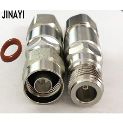 5 Pairs (10pcs) N Female Male Clamp Adapter Connector for Corrugated Copper 1/2" Cable