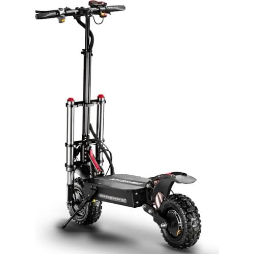 60v5600w Electric Scooter 11 Inch Fat Tire Foldable Cross Country High Speed Adult Dual Drive Motor