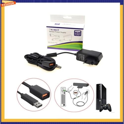 2021 Kinect Sensor Adapter for Xbox 360 ,AC 100V-240V Power Supply Adapter Charging Charger for Microsoft Xbox 360 Kinect Sensor