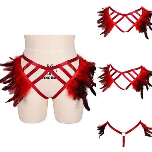 Goth Accessories Leg Harness Garter Belt Stockings Sexy Lingerie Women Body Bondage Adjust Waist Size Belts Straps Thigh Band