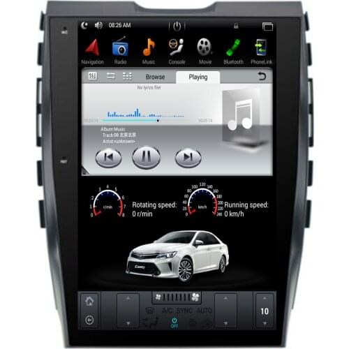 Android 9.0 Tesla Vertical screen Car No DVD Player GPS Navigation For Ford Edge 2015 2016 2017 2018 2019 Stereo Multimedia