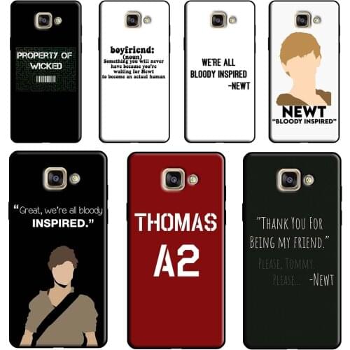 The Maze Runner Qoutes Case For Samsung J5 J3 J7 2017 J1 A3 A5 2016 J4 J6 A6 A8 Plus A7 A9 J8 2018 Back Cover