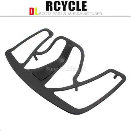 Black Motorcycle Trunk Luggage Rack Aluminum For Honda GoldWing GL1800 2001-2011