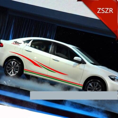 Many Colors Door /Waist Line Decorated Stickers For Fiat Viaggio Z2CA780