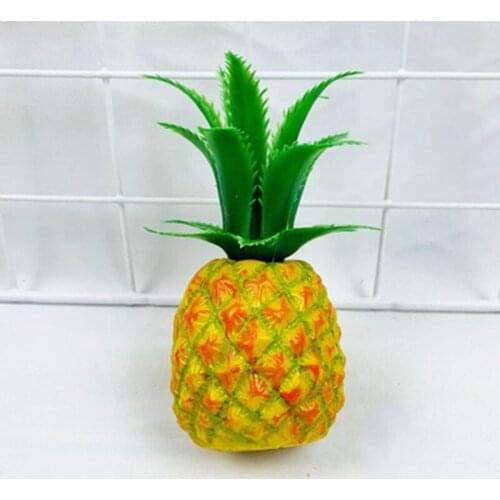 1 Pc Artificial Pineapple Foam Fake Tropical Fruit Dining Table Kitchen Display