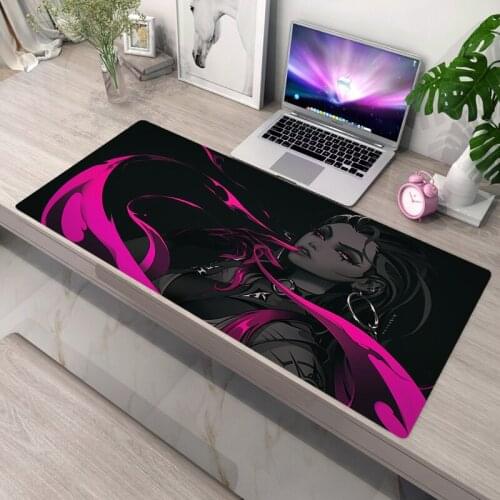 Anime Mouse Pad Gamer Non-slip Mat Gaming Computer DeskMat PC Gamer Kawaii Accessories Pad Valorant Mousepad Large Mouse Pad Xxl