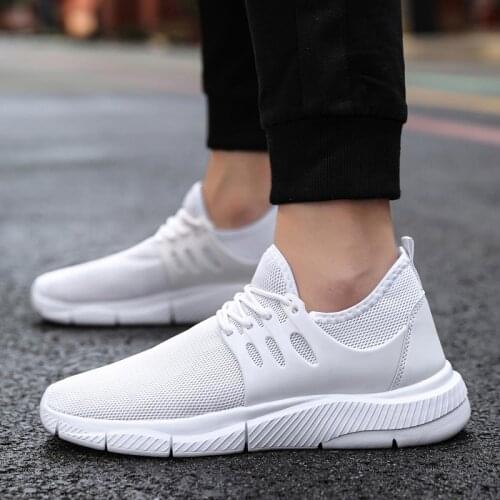 Summer Men Casual Sport Shoes Mesh Running Sneakers Male Breathable Designer Tennis Shoes Training Jogging Walking Sneakers 47