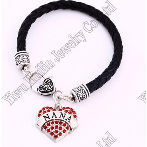 NANA heart pendant bracelet rope chain Hot Selling
