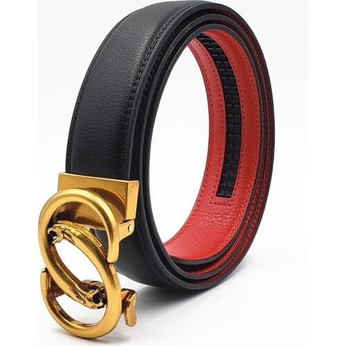 New Designer Mens Belts Women Trending Luxury Brand Automatic Buckle Genuine Leather Waist Belt Fashion Casual Jeans Girdle