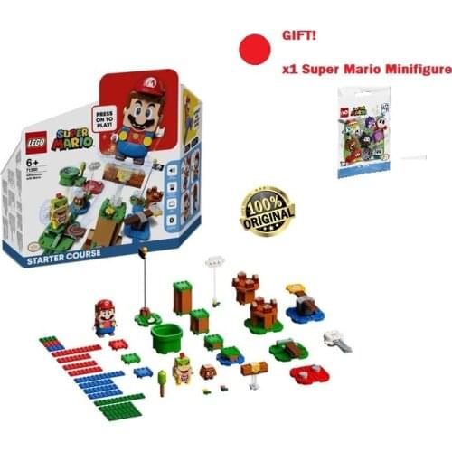 Original LEGO Super Mario Adventures with Mario Starter Course 71360 Enhance Kids Super Mario x231 Pieces Toy Gift for Kids