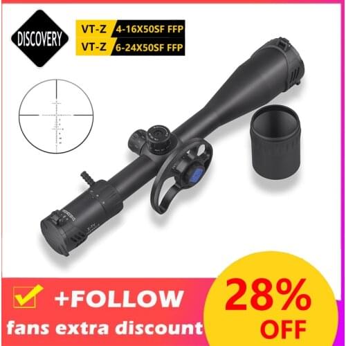 Discovery VT-Z 4-16X50SF First Focal Plane Tactical Scope Side Wheel Parallax Hunting Riflescope Shockproof Airgun Optical Sight