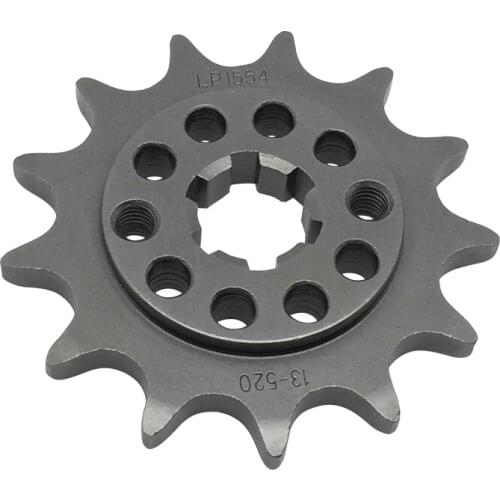 520 13T 14T Motorcycle Front Sprocket pinion For Yamaha YFS200 88-06 TT-R230 05-20 DT200 Hyosung GT250 Sport GV250 Aquila 04-15