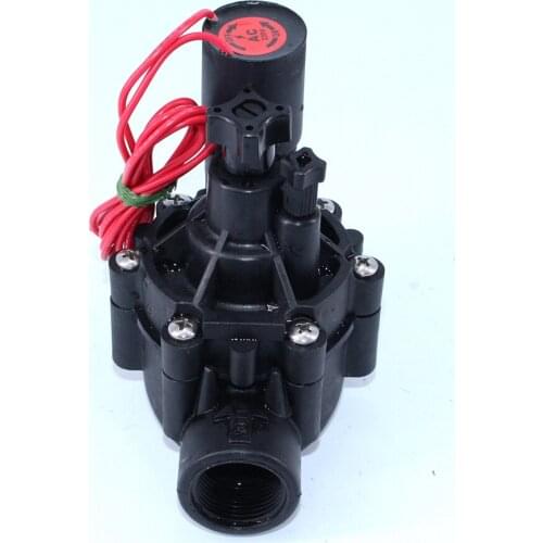Plastic Adjust Flow Plastic Nylon 24v 220v 3/4 Irrigation Solenoid Valve Latching Normally Closed