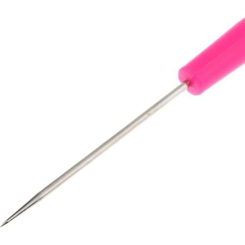 12.5cm Handle Beading Awl Reamer Jewellery Making Craft Pokey Tool Rose Red