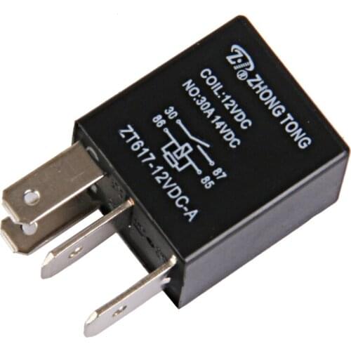 Car Truck Auto Automotive DC 12V 30A 30 AMP SPST Relay Relays 4 Pins 4P