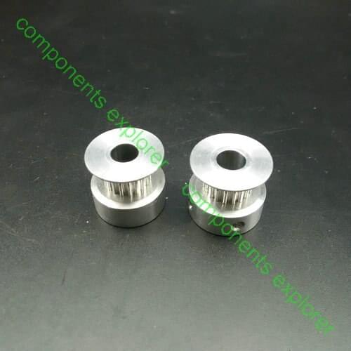 MXL Timing pulley 20 Teeth 6.35mm Bore, 7mm teeth width,2pcs/lot