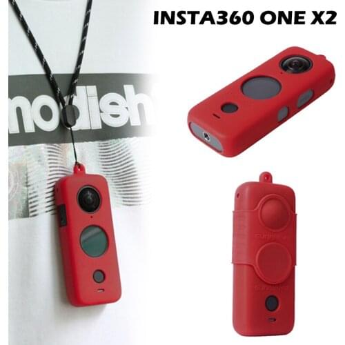 Insta360 ONE X2 Silicone Case Lens Screen Protective Cover Shell Dustproof Body Sleeve For Insta360 ONE X2 Camera Accessories