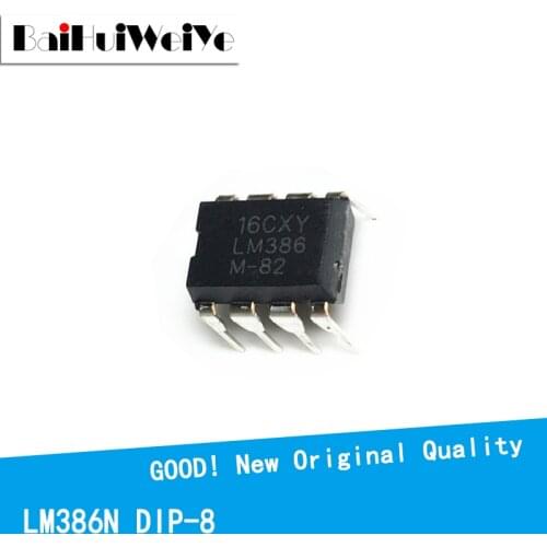 10PCS/LOTE DIP-8 LM386 LM386N-1 LM386N DIP8 Timers New Original IC amplifier chip Good Quality Chipset