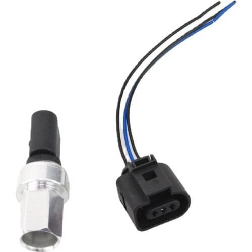 1J0 959 126 Air Conditioning Pressure Switch Sensor Cable Plug For VW Passat B5 B6 Golf J etta Sharan Touran Polo Bora 1J0959126